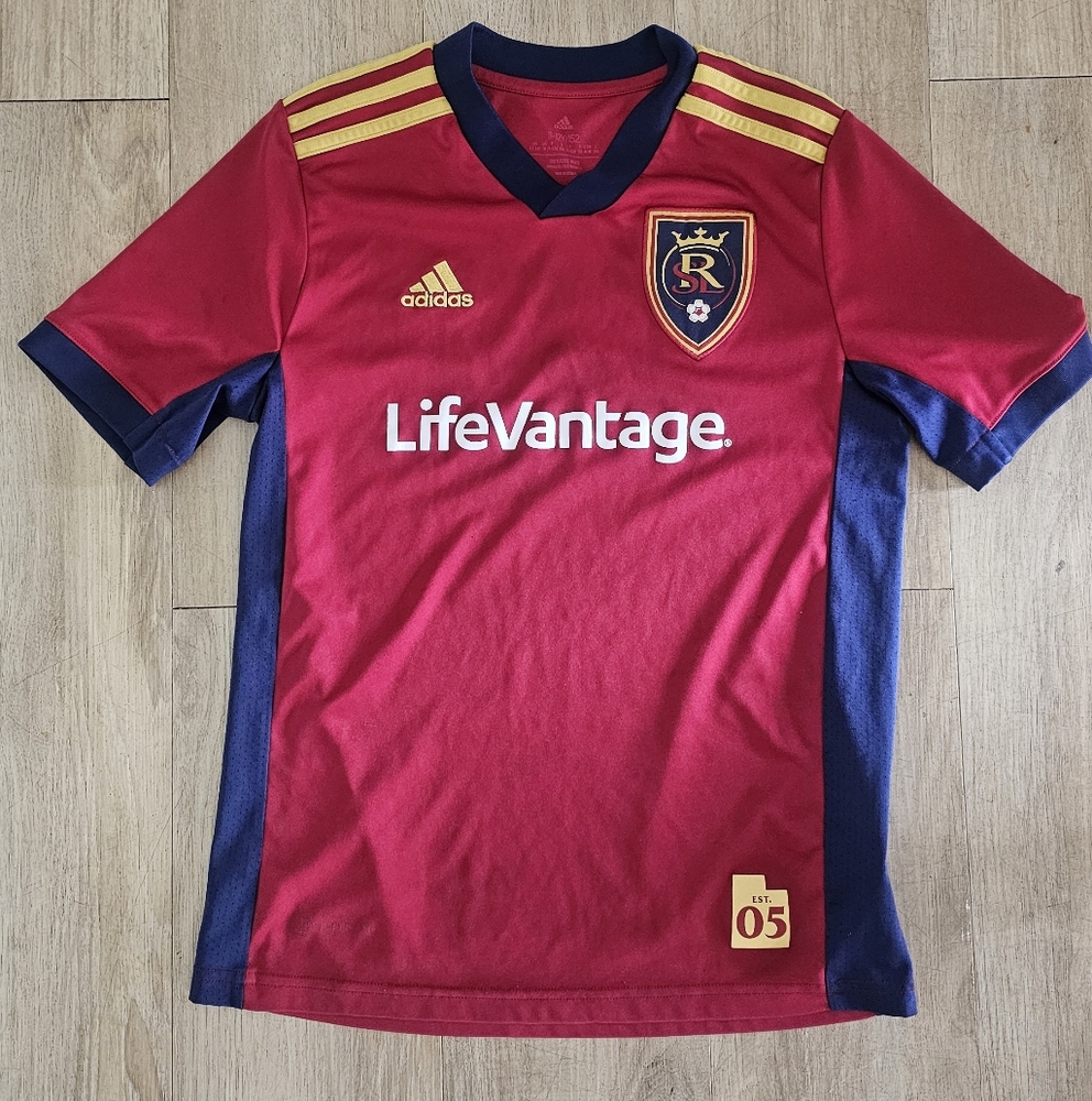 Adidas Kids Real Salt Lake Home Soccer Jersey